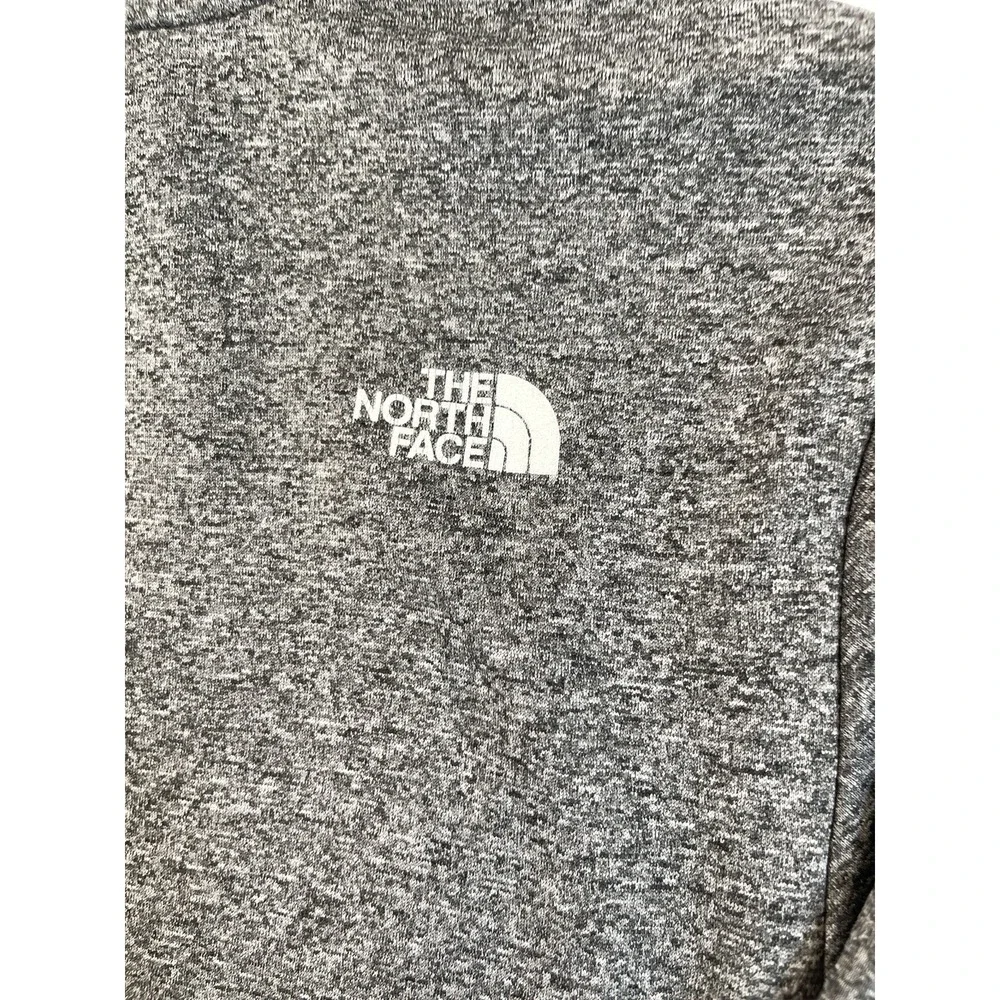 North Face Mens Pullover Hoodie Medium Bold Half Dome White Logo front and back